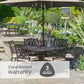 Devon 6 Seat Dining Set with 3.0m Parasol