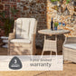 Florence 80cm Bistro Set