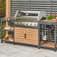 Grillstream Sanctuary Oak 6 Burner Outdoor Kitchen