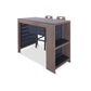 Sanctuary Birch Deluxe Outdoor Kitchen Bar Table and Bar Stools