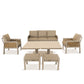 Havana Lounge Dining Set with Adjustable Table