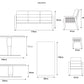 Havana Lounge Dining Set with Adjustable Table