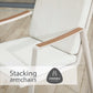 Lisbon 4 Seat Dining Set with 2.5m Parasol