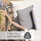 Lisbon 6 Seat Dining Set with 3.0m Parasol