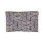 Blue Striped Cubes 40 x 60cm Embroidered Scatter Cushion