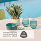 Laguna Pistachio 4 Seat Round Dining Set