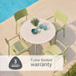 Laguna Pistachio 4 Seat Round Dining Set