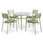 Laguna Pistachio 4 Seat Round Dining Set