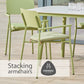 Laguna Pistachio 6 Seat Rectangular Dining Set
