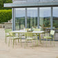 Laguna Pistachio 6 Seat Rectangular Dining Set