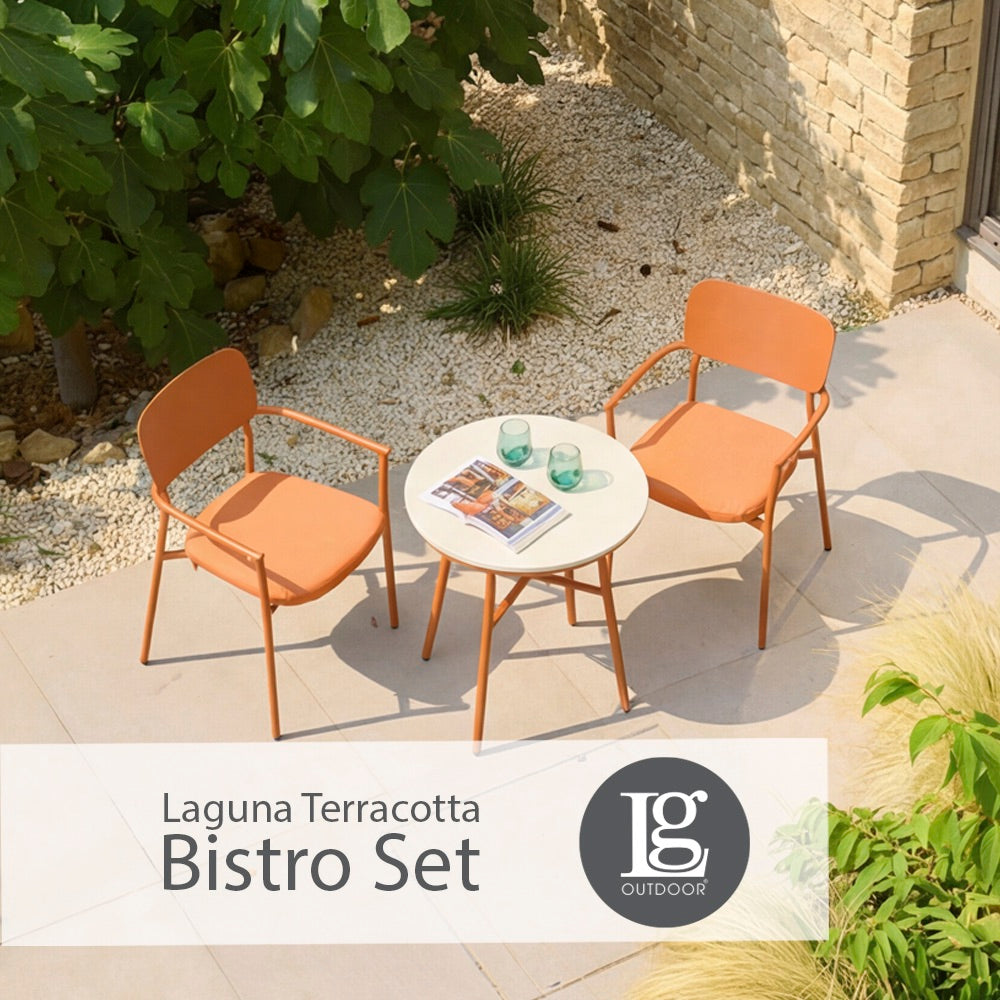 Laguna Terracotta Bistro Set