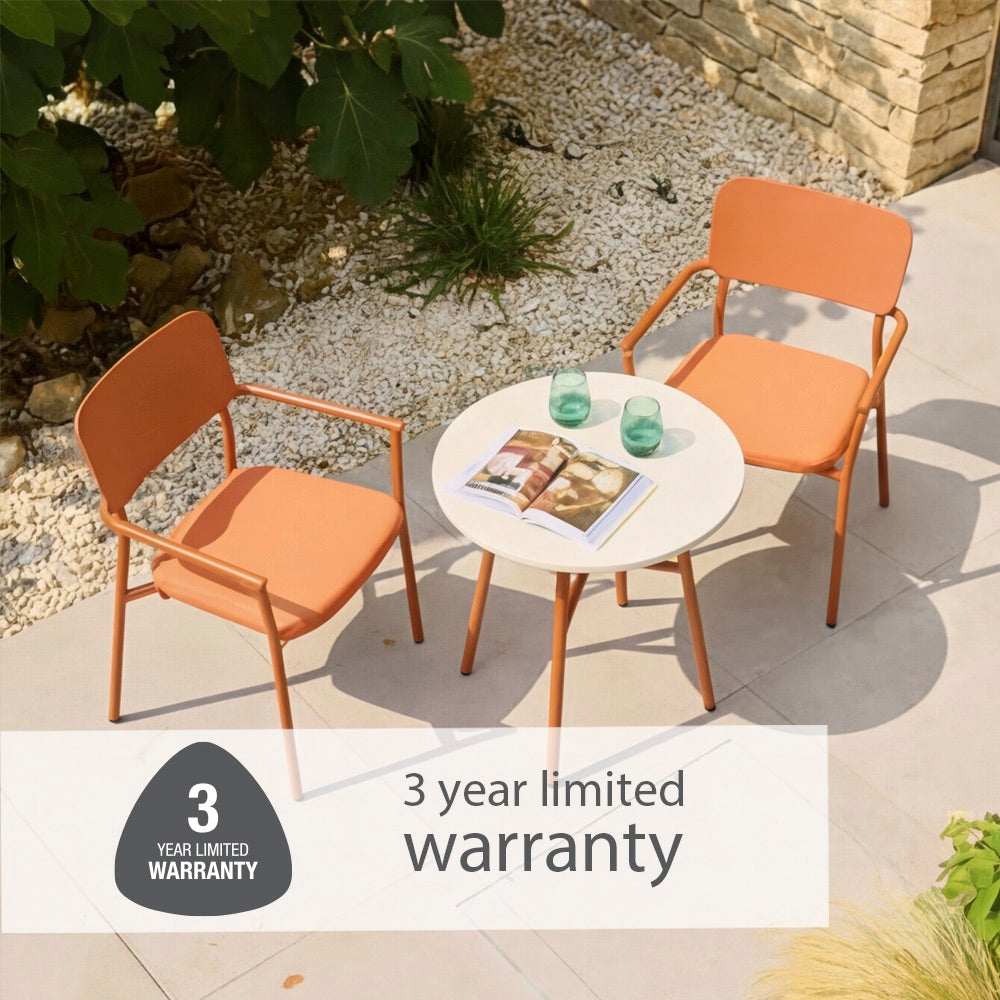 Laguna Terracotta Bistro Set