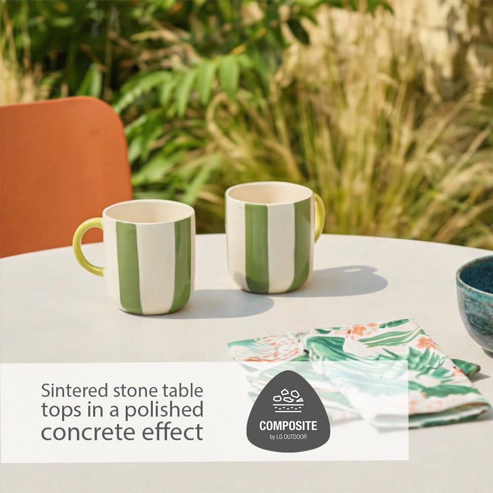 Laguna Terracotta 4 Seat Round Dining Set