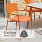 Laguna Terracotta 6 Seat Rectangular Dining Set