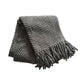 Knitted Throw - Mink Grey