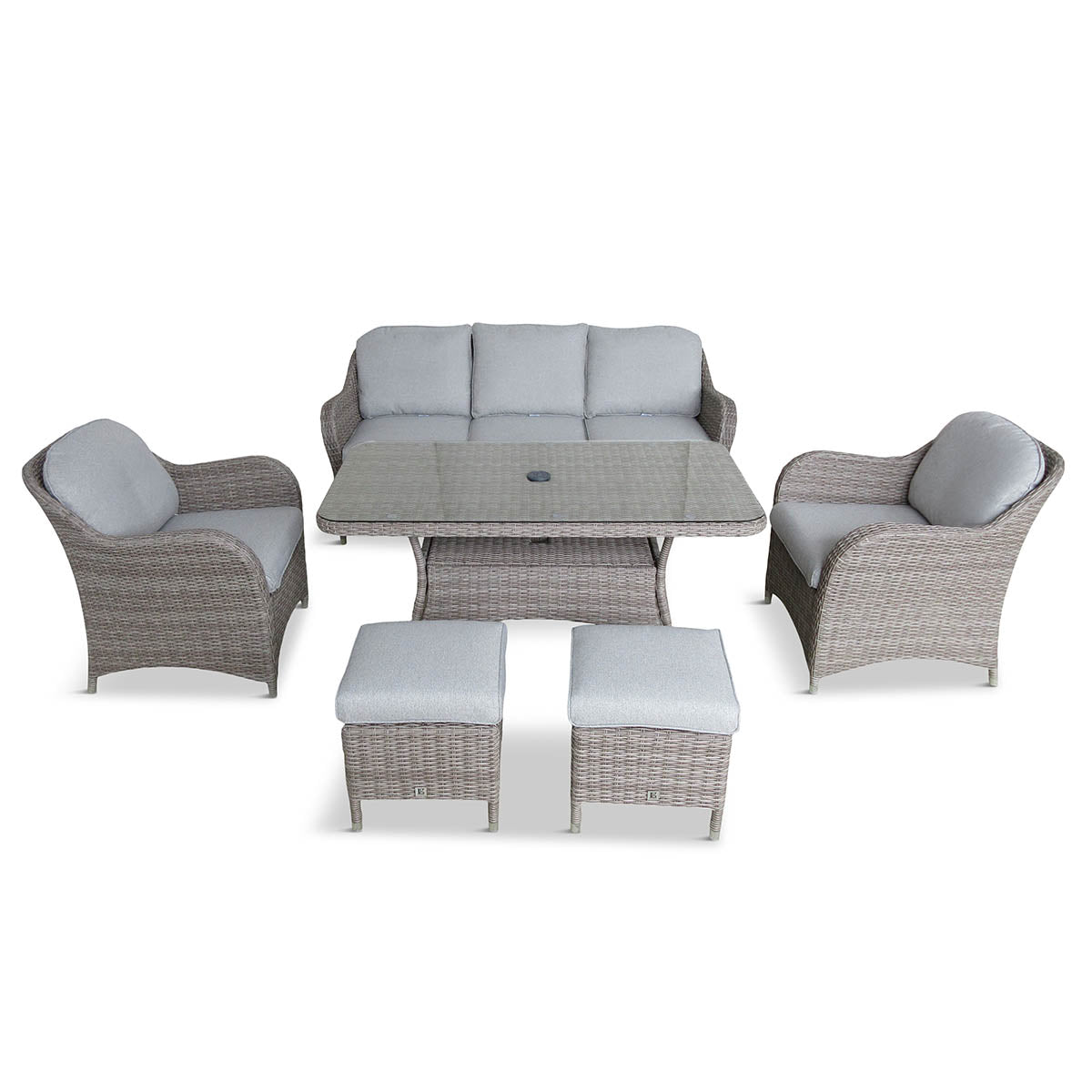 Monte Carlo Sand Lounge Dining Set