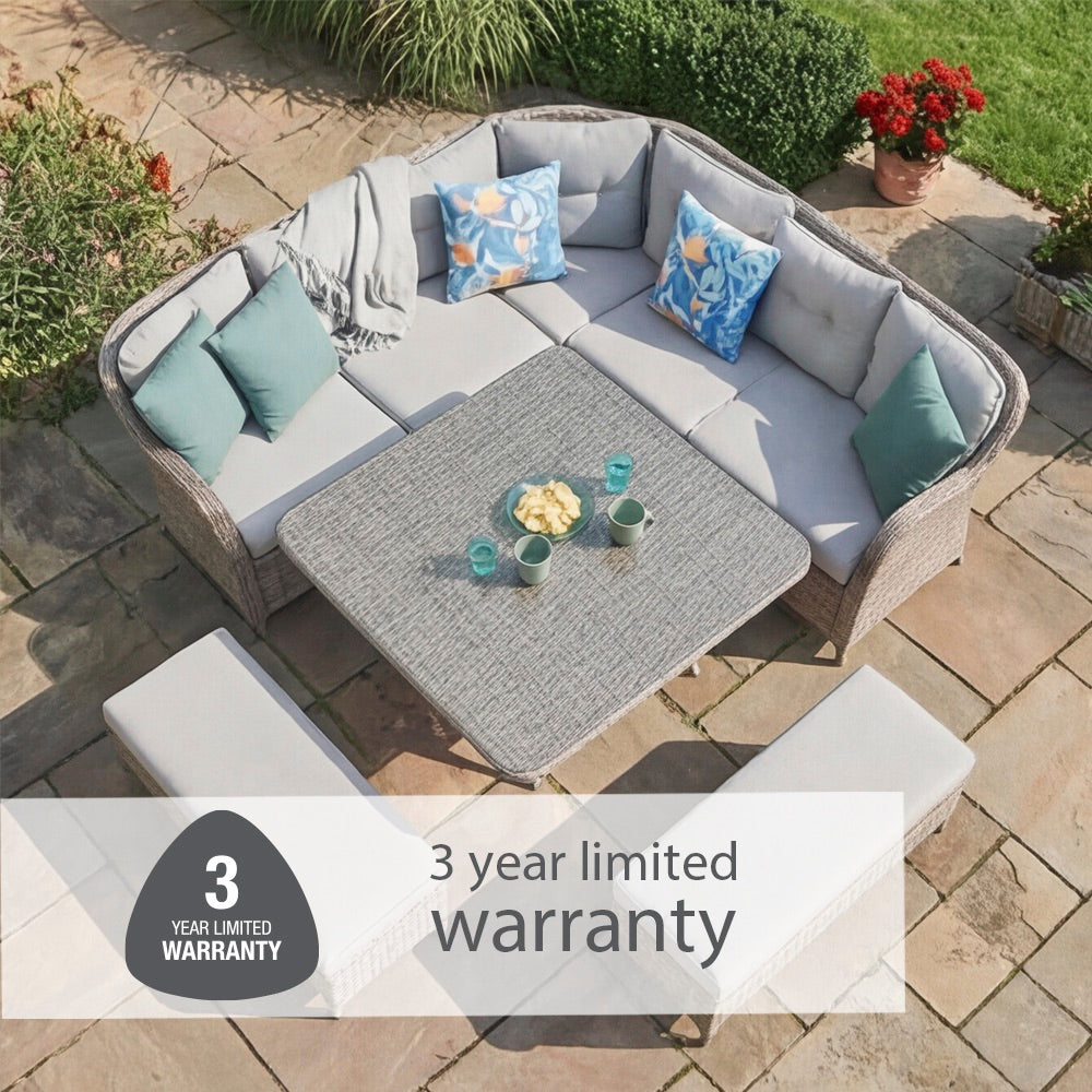 Monte Carlo Sand Large Square Dining Modular