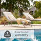 Monte Carlo Sand Sunlounger Duo Set