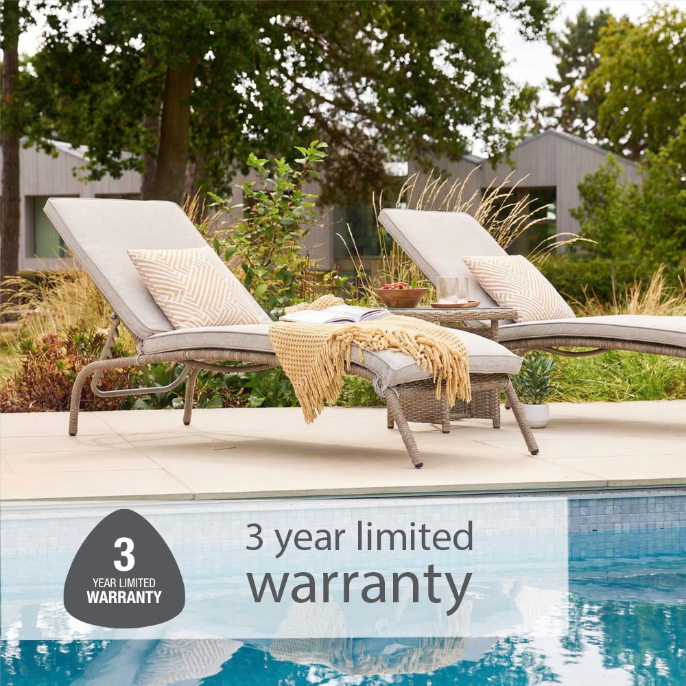 Monte Carlo Sand Sunlounger Duo Set