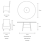 Monte Carlo Stone 6 Seat Dining Set with Weave Lazy Susan and 3.0m Parasol