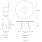 Monte Carlo Stone 8 Seat Dining Set with Weave Lazy Susan and 3.0m Parasol