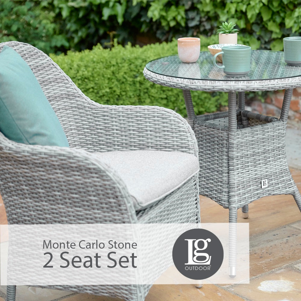 Monte Carlo Stone 2 Seat Set