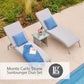 Monte Carlo Stone Sunlounger Duo Set