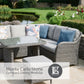 Monte Carlo Stone Compact Dining Modular