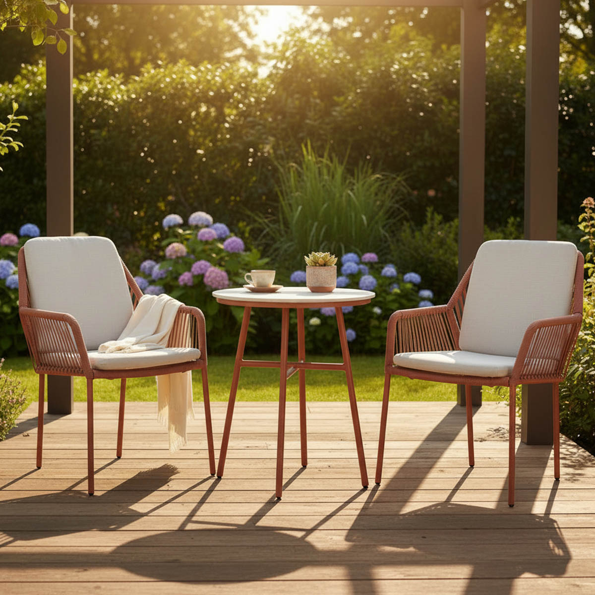 Malibu Terracotta Bistro Set