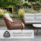Malibu Terracotta Lounge Set
