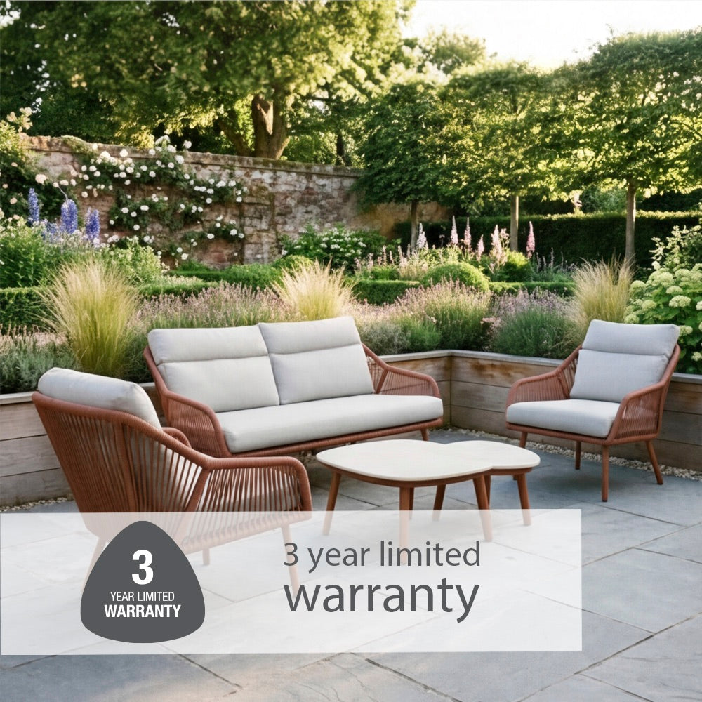Malibu Terracotta Lounge Set