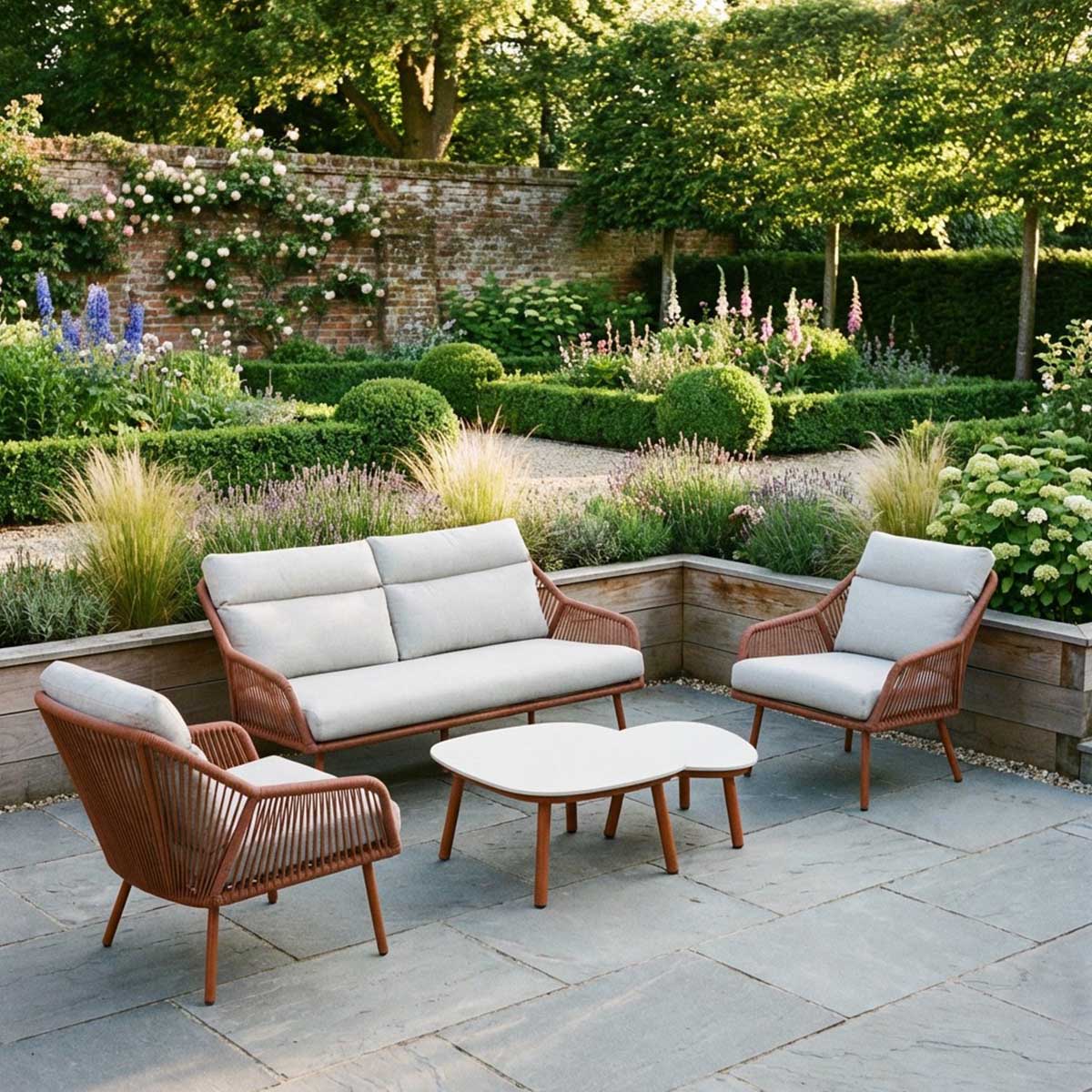 Malibu Terracotta Lounge Set