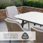Malibu Wheat 6 Seat Rectangular Dining Set