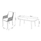 Malibu Wheat 6 Seat Rectangular Dining Set