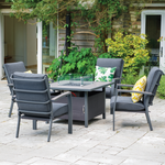 Milano Relaxer Firepit Set