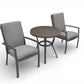 Milano Taupe Bistro Set