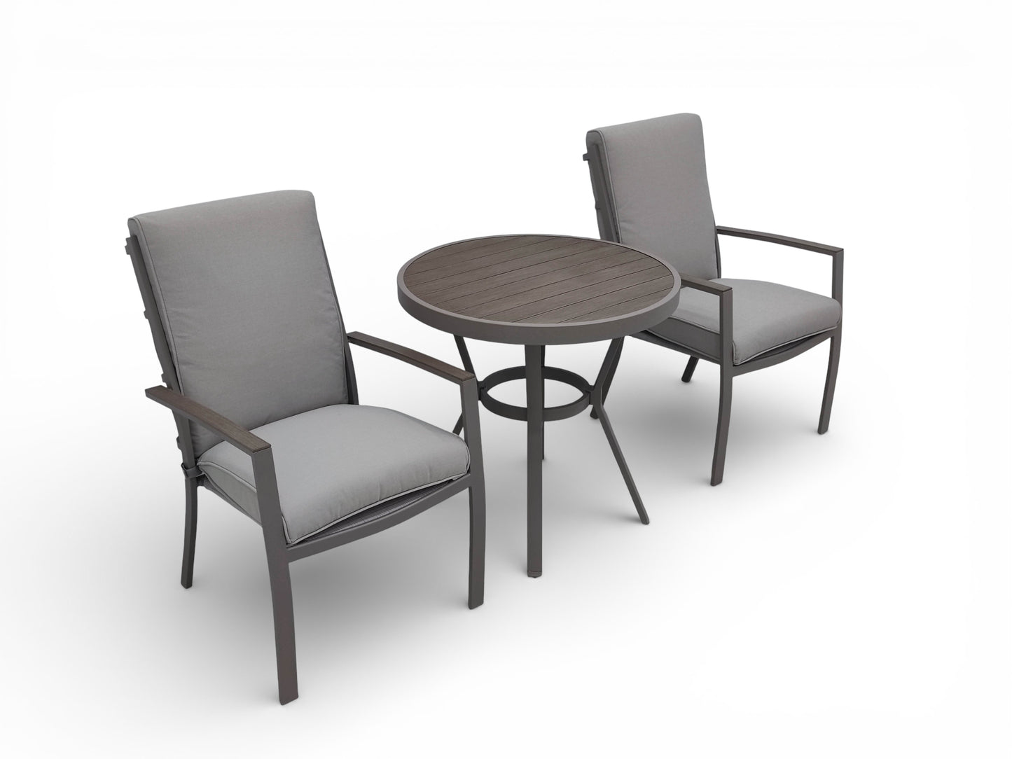 Milano Taupe Bistro Set