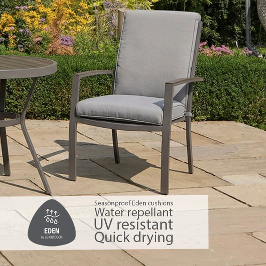 Milano Taupe Bistro Set