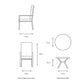 Monza Bistro Set with Highback Armchairs