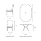 Monza 6 Seat Set with Highback Armchairs and 3.0m Parasol