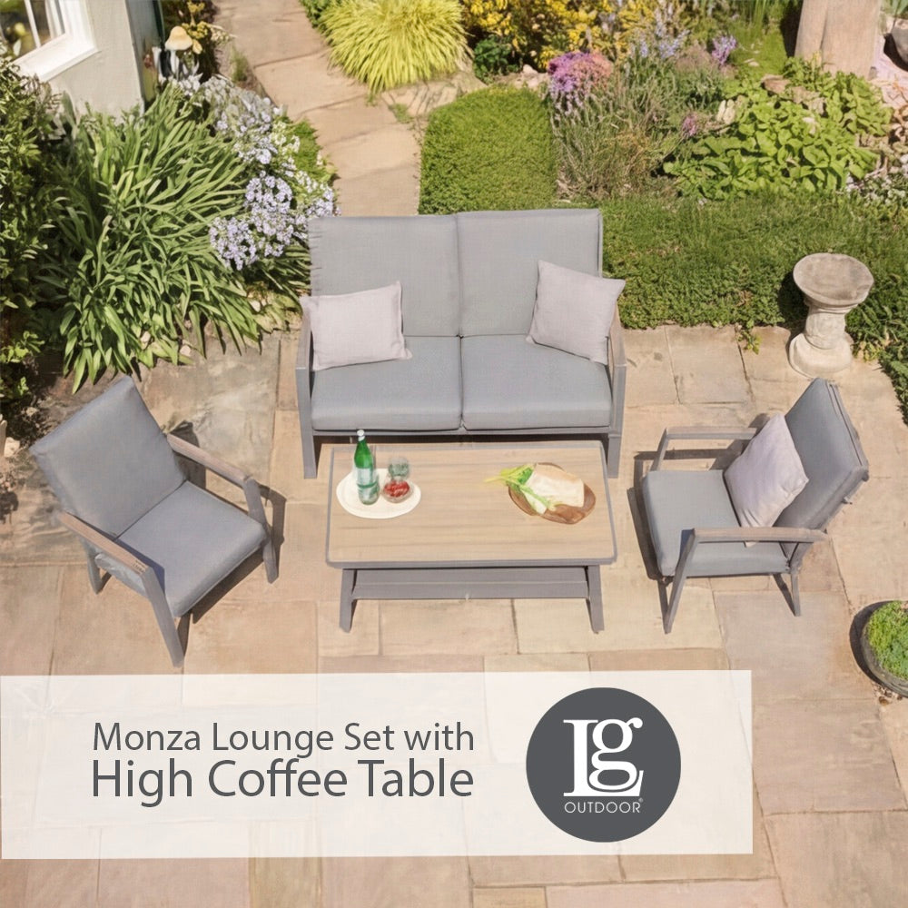 Monza Lounge Set with High Coffee Table