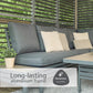 Monza Rectangular Modular Dining Set with Adjustable Table