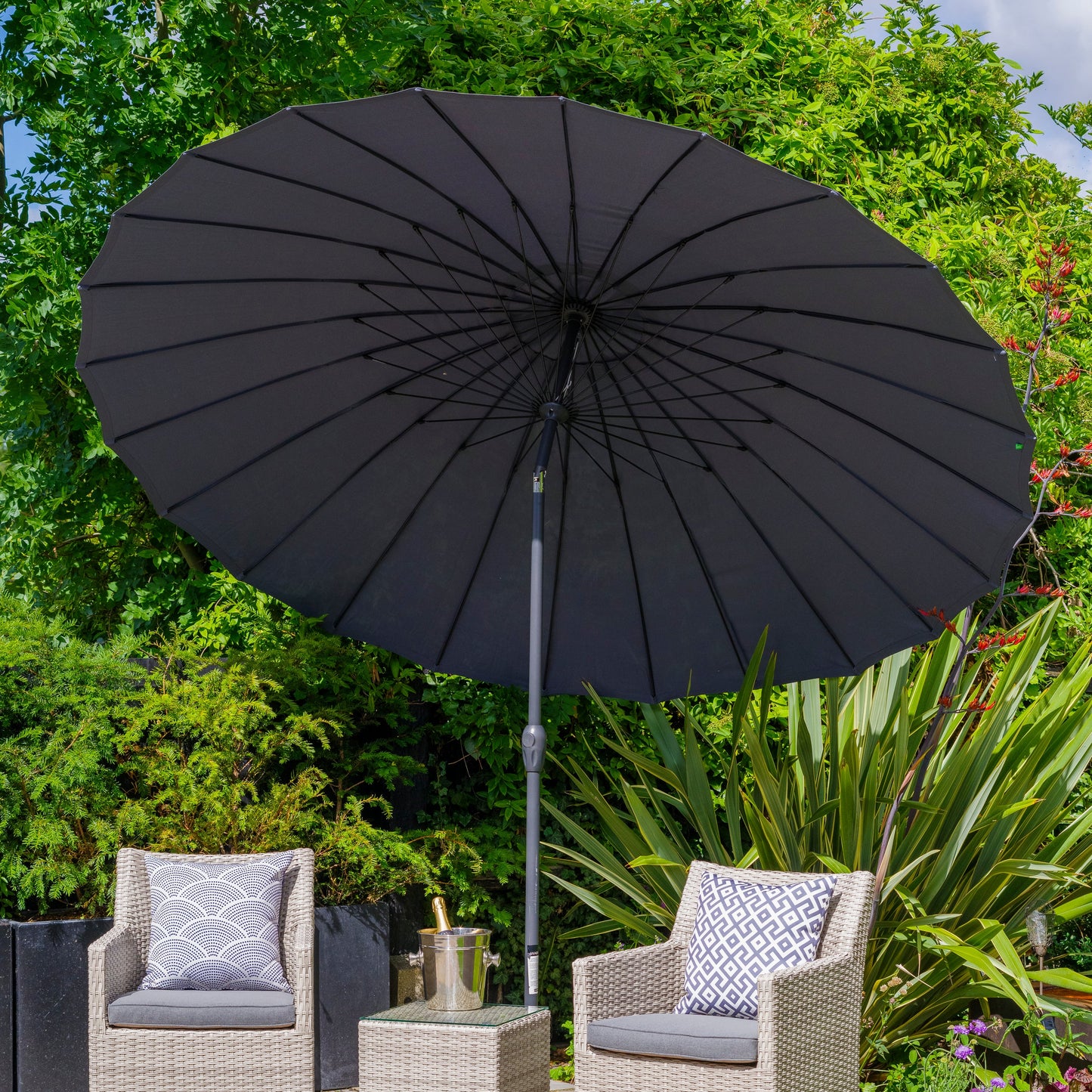 Mikado 2.5m Parasol - Navy Blue
