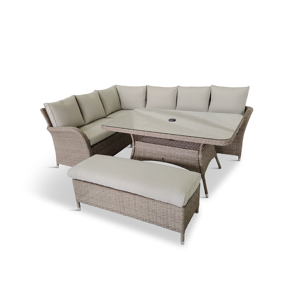 Monaco Sand Rectangular Dining Modular