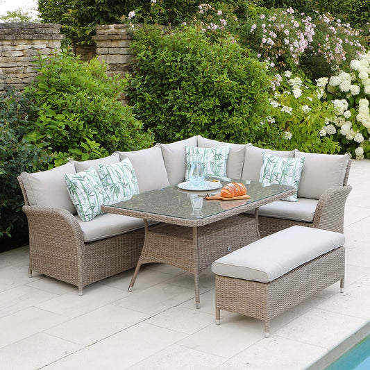 Monaco Sand Rectangular Dining Modular