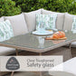 Monaco Sand Rectangular Dining Modular