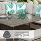 Monaco Sand Large Square Dining Modular