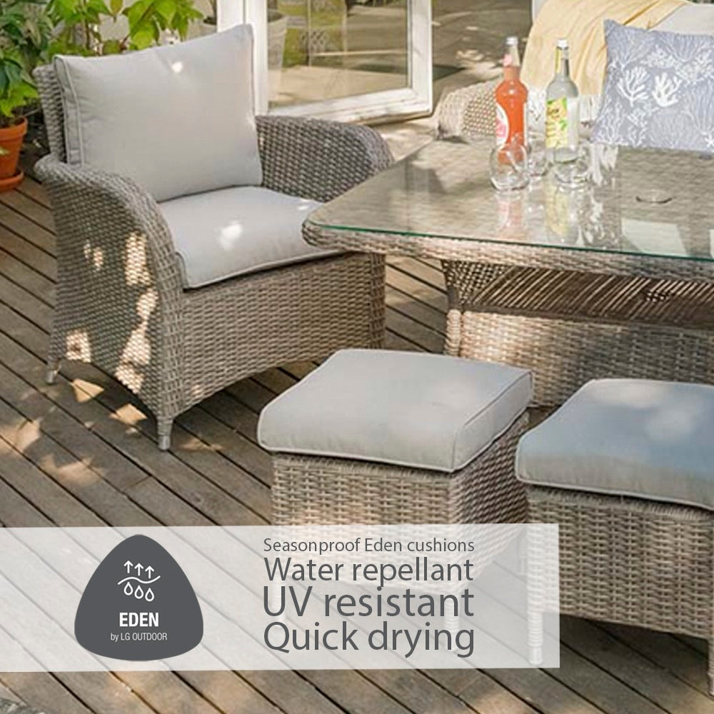 Monaco Sand Lounge Dining Set
