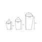Monaco Stone Nested Planters - Set Of 3