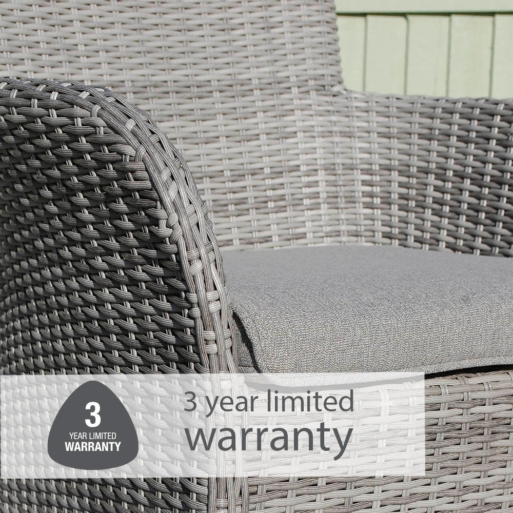 Monaco Stone 4 Seat Dining Set